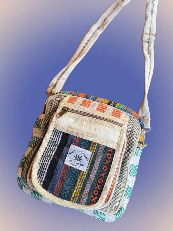 Shoulder Bag Hemp Cânhamo - Beterraba — imagem 1