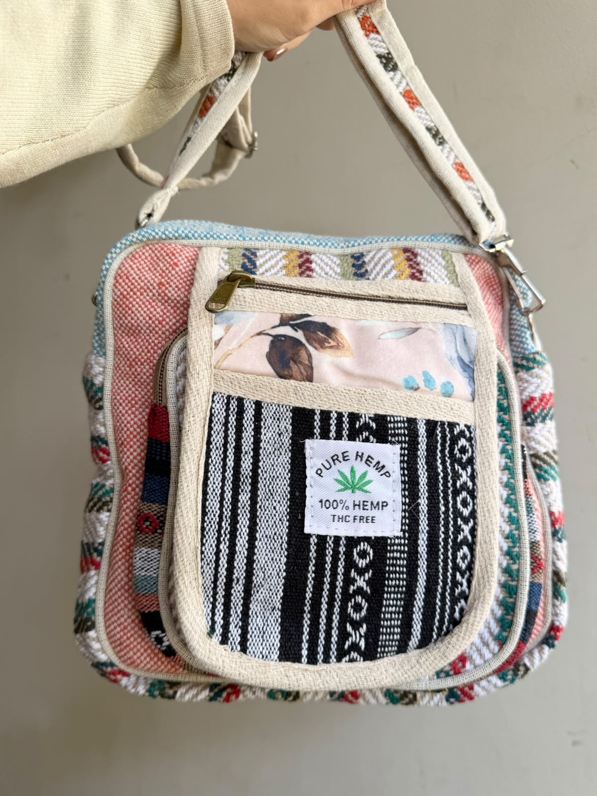 Shoulder Bag Hemp Cânhamo - Câncer — imagem 1