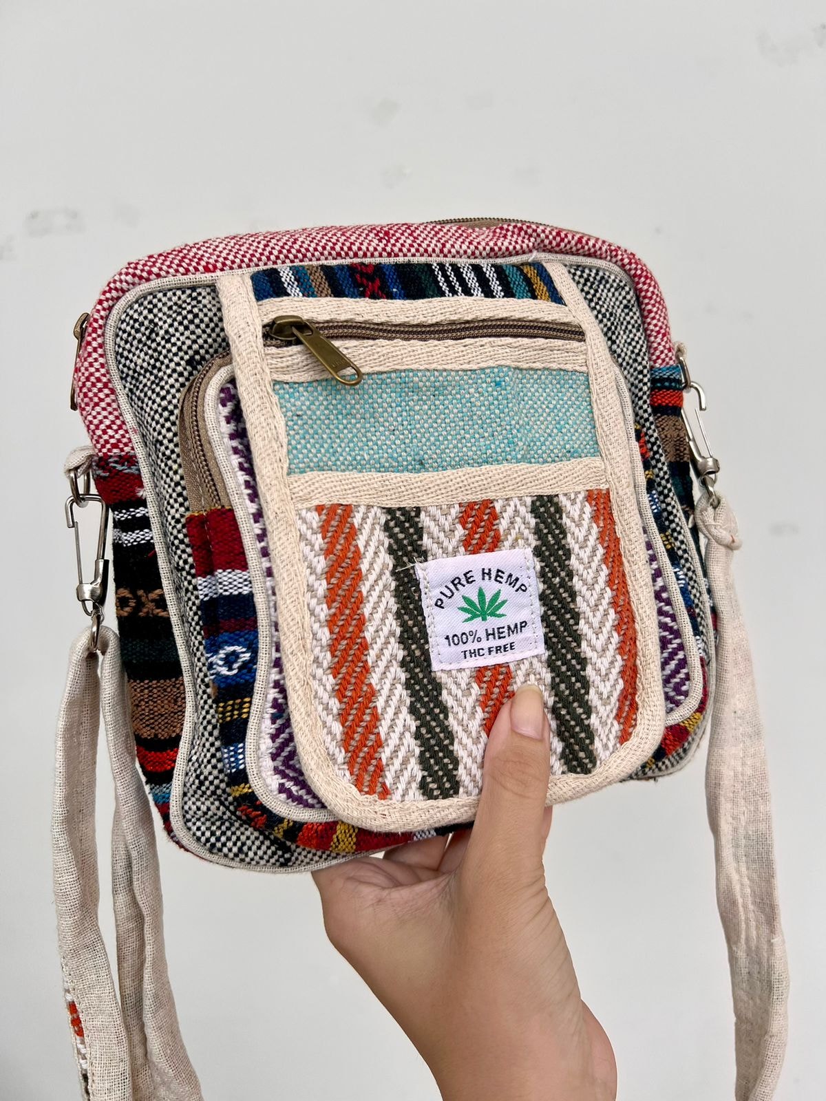Shoulder Bag Hemp Cânhamo - Canela — imagem 1