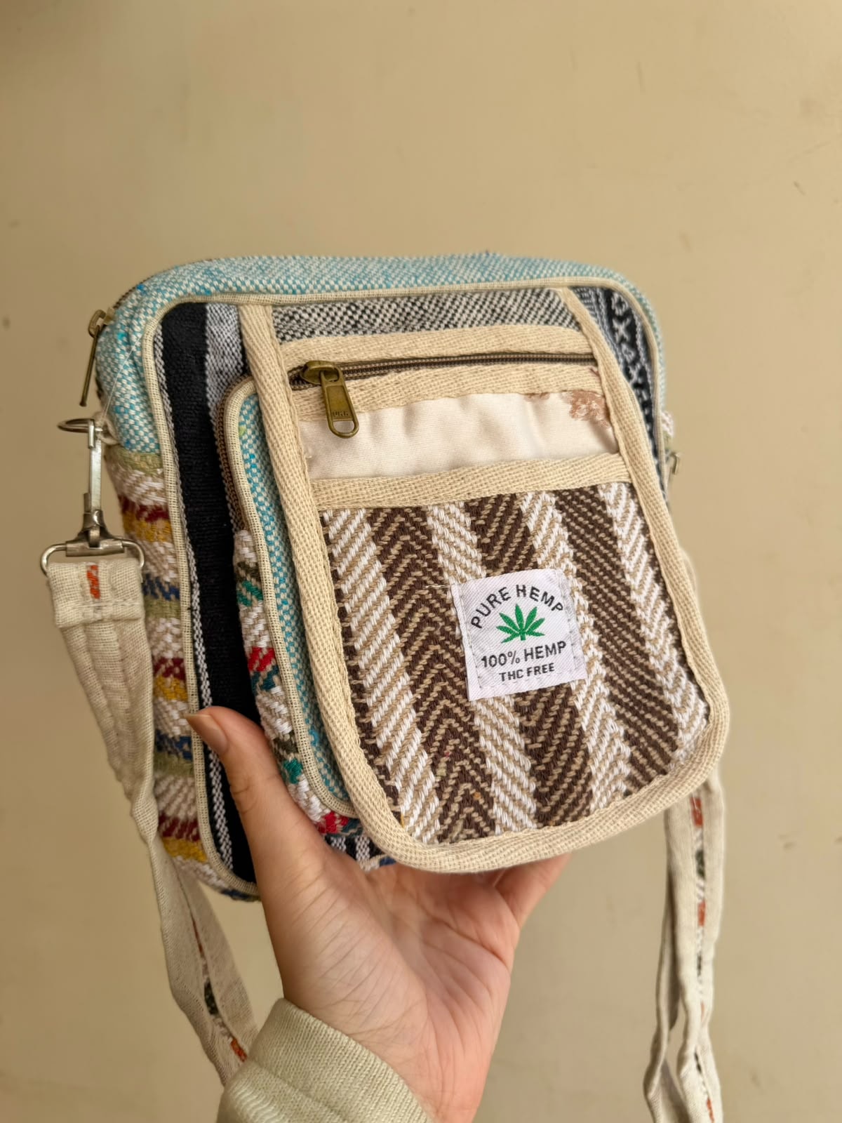 Shoulder Bag Hemp Cânhamo - Canela — imagem 1