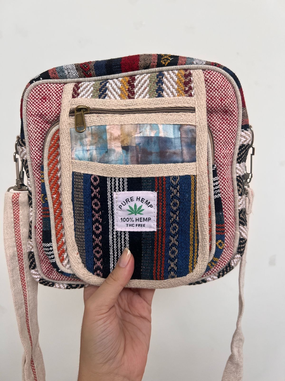 Shoulder Bag Hemp Cânhamo - Daruma — imagem 1