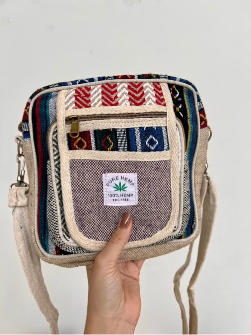 Shoulder Bag Hemp Cânhamo - Despertar