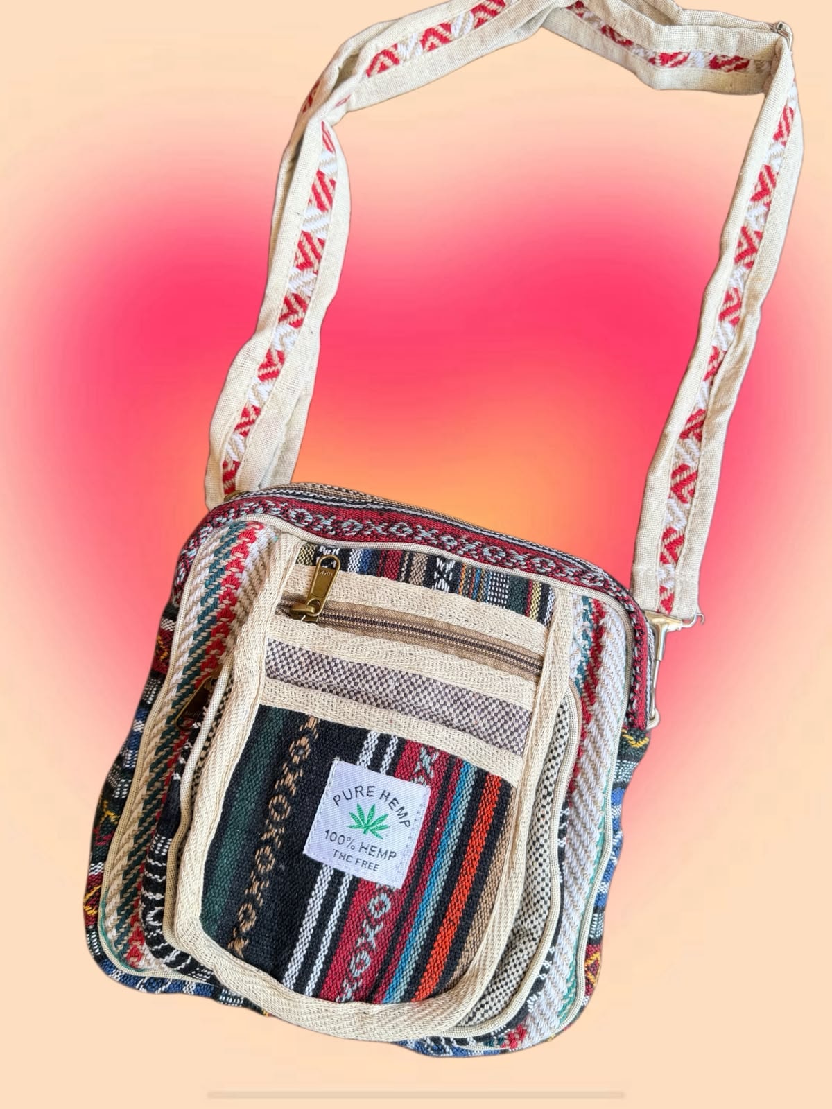 Shoulder Bag Hemp Cânhamo - Ervas de Bruxa — imagem 1