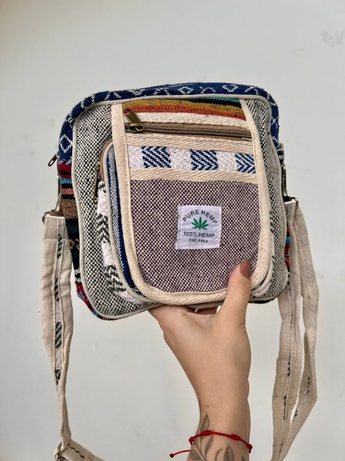 Shoulder Bag Hemp Cânhamo - Fantasia — imagem 1