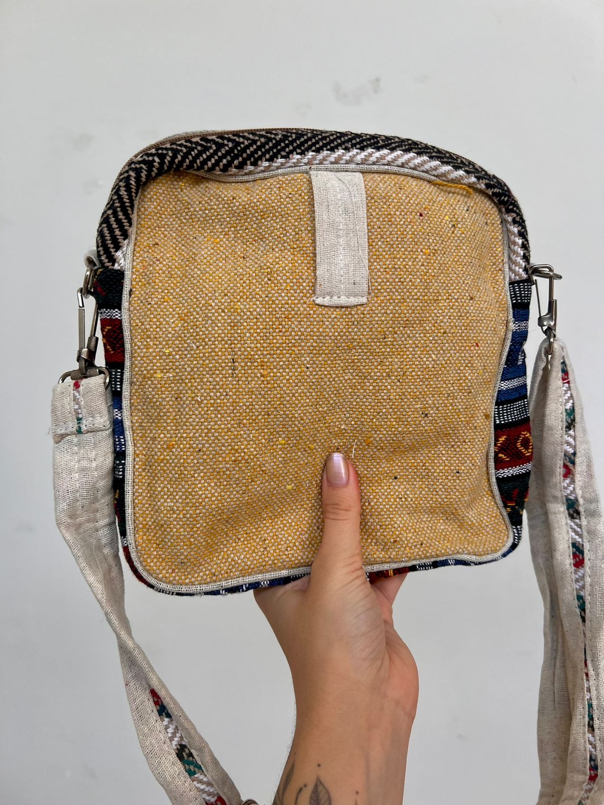 Shoulder Bag Hemp Cânhamo - Fiapo de manga — imagem 3