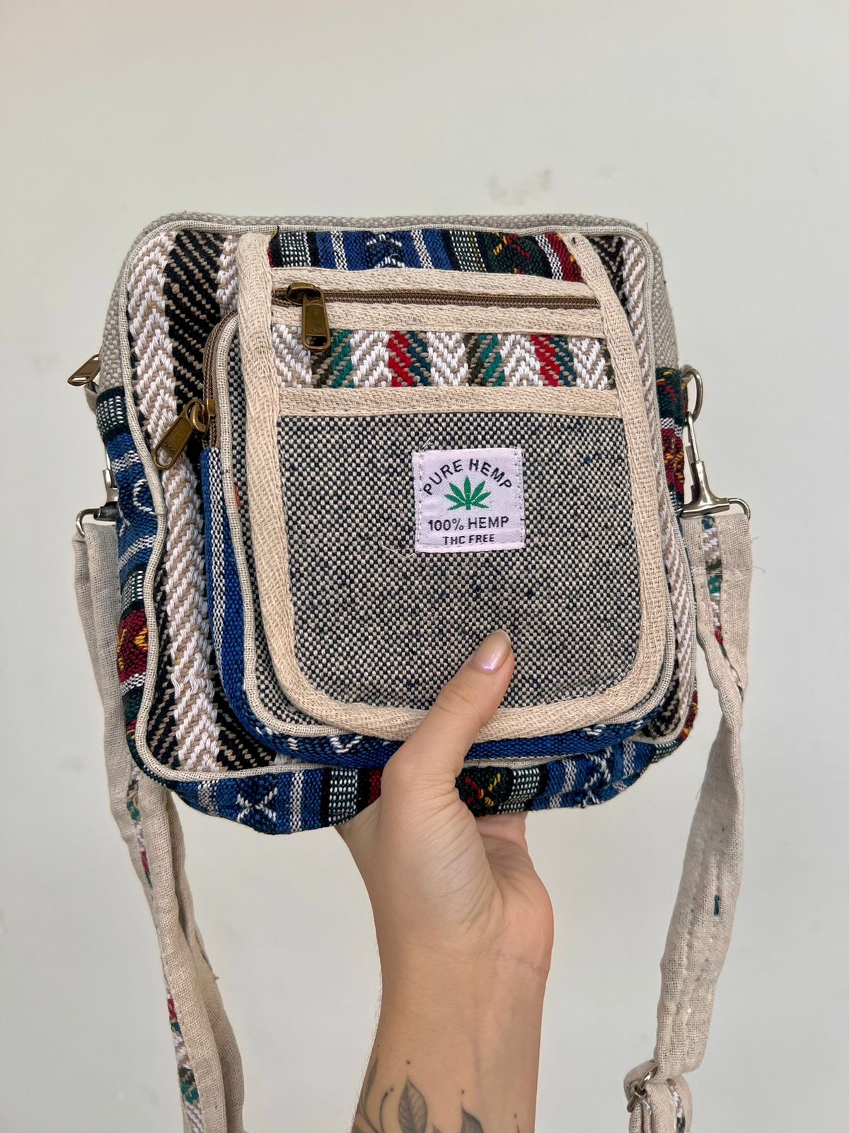 Shoulder Bag Hemp Cânhamo - Fiapo de manga — imagem 1