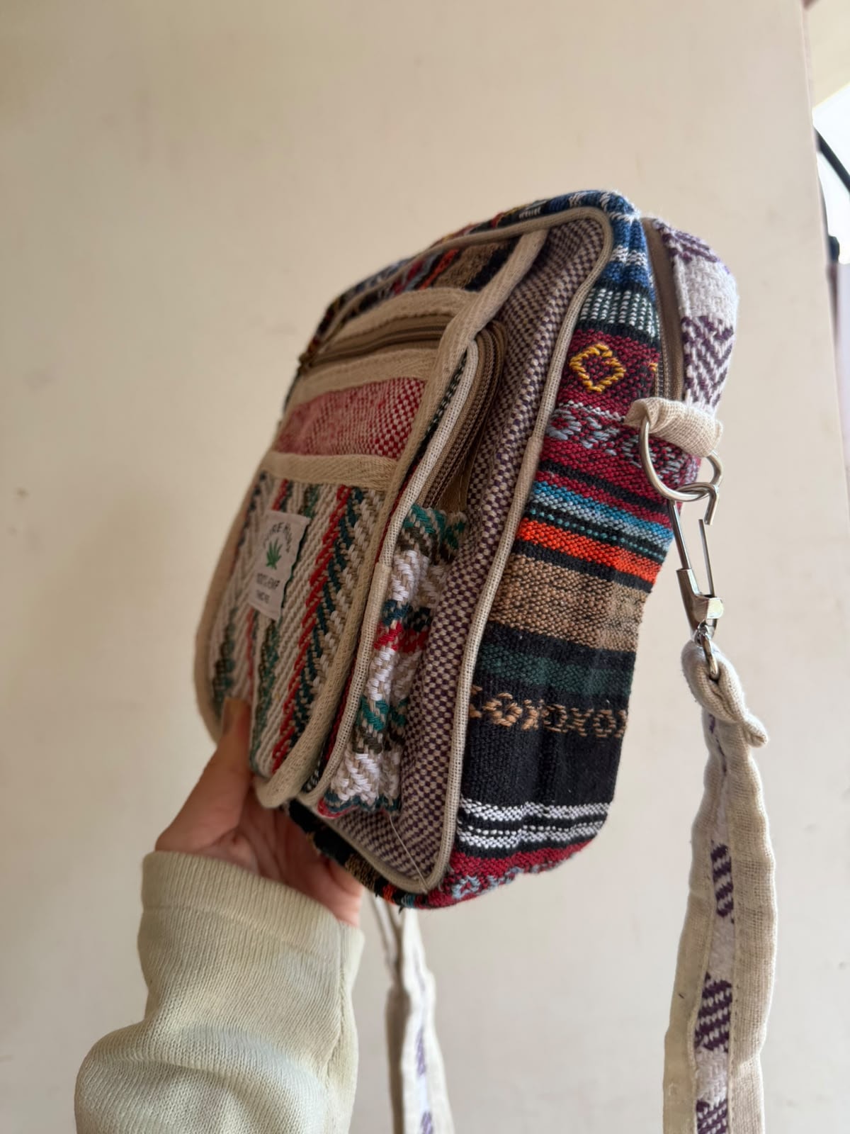 Shoulder Bag Hemp Cânhamo - Flor de Fogo — imagem 2