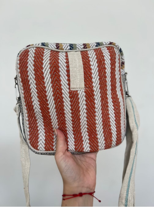 Shoulder Bag Hemp Cânhamo - Gratidão