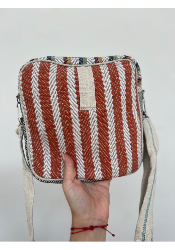 Shoulder Bag Hemp Cânhamo - Gratidão