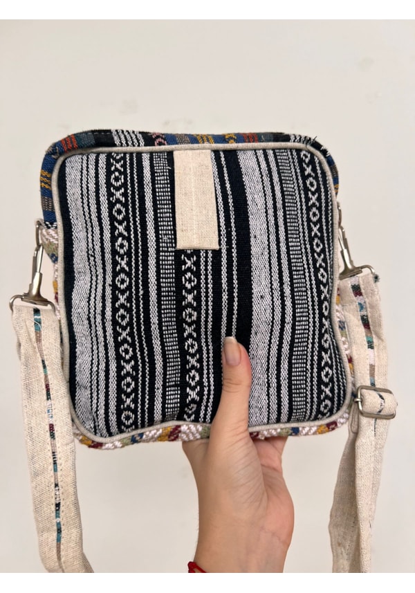 Shoulder Bag Hemp Cânhamo - Gratidão