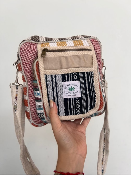 Shoulder Bag Hemp Cânhamo - Graviola