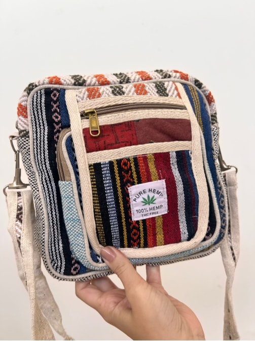 Shoulder Bag Hemp Cânhamo - Harmonia