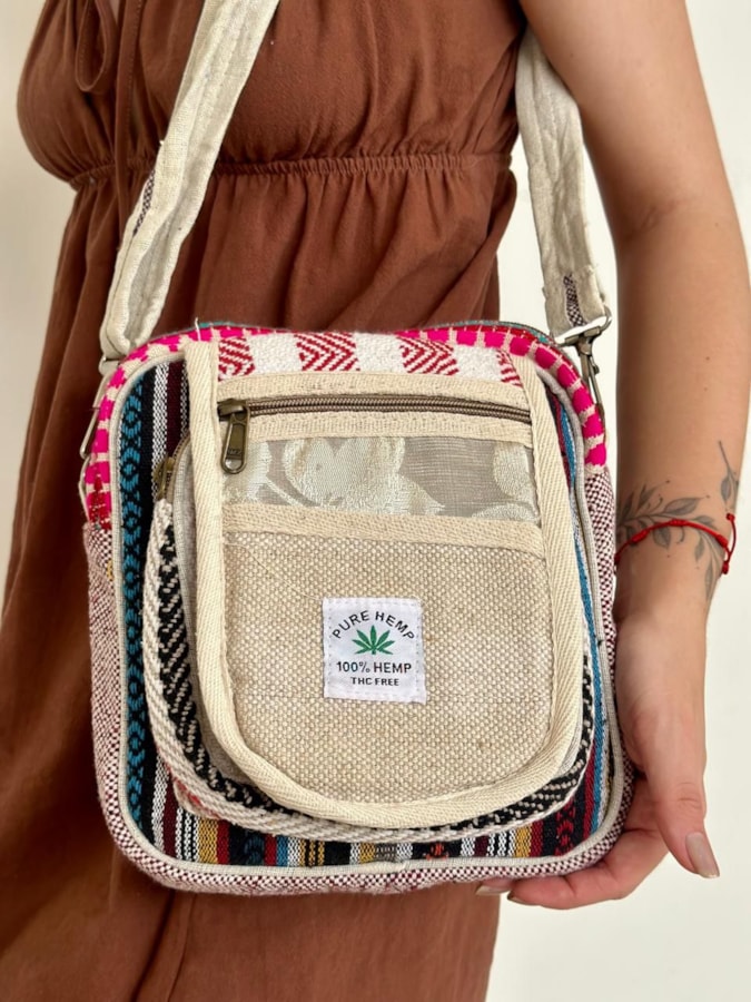 Shoulder Bag Hemp Cânhamo - Lavanda — imagem 1