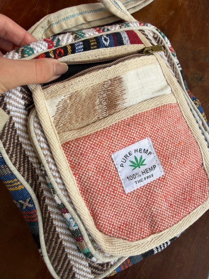 Shoulder Bag Hemp Cânhamo - Observar sem Julgar — imagem 2