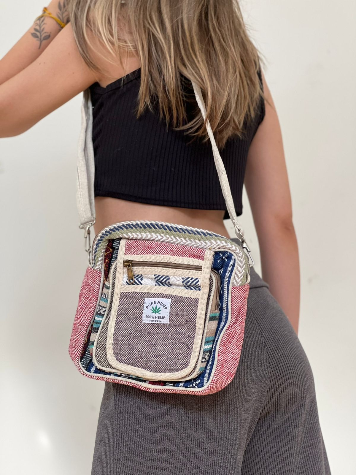 Shoulder Bag Hemp Cânhamo - Papoula — imagem 1