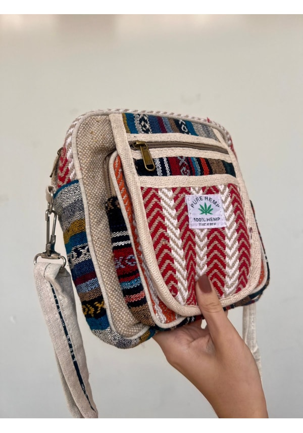 Shoulder Bag Hemp Cânhamo - Paz Terrível