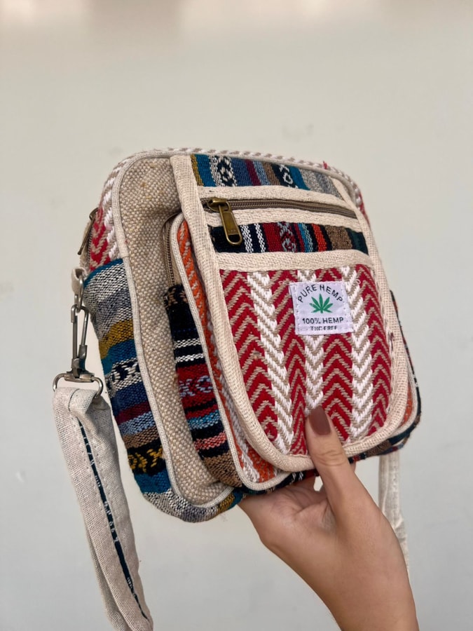 Shoulder Bag Hemp Cânhamo - Paz Terrível — imagem 2