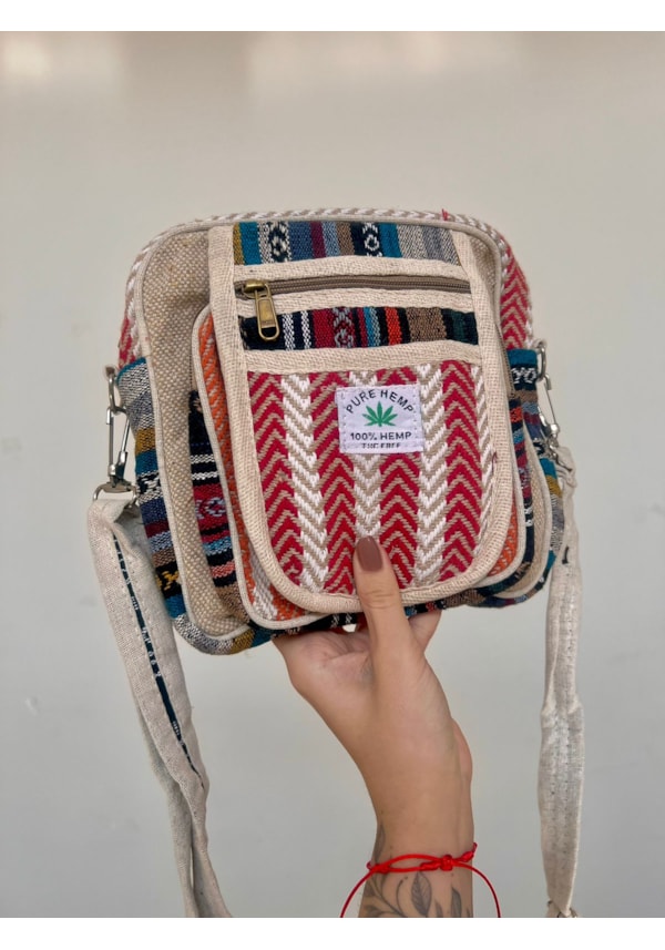 Shoulder Bag Hemp Cânhamo - Paz Terrível