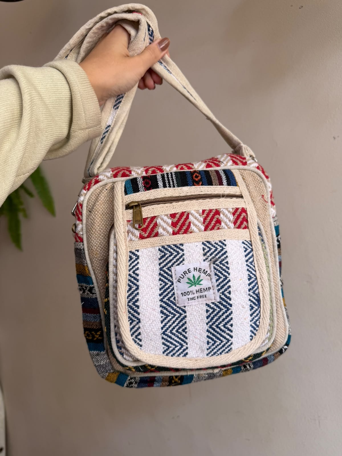 Shoulder Bag Hemp Cânhamo - Peixes — imagem 1