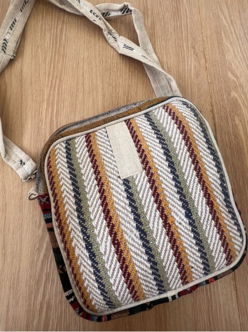Shoulder Bag Hemp Cânhamo - Pimenta