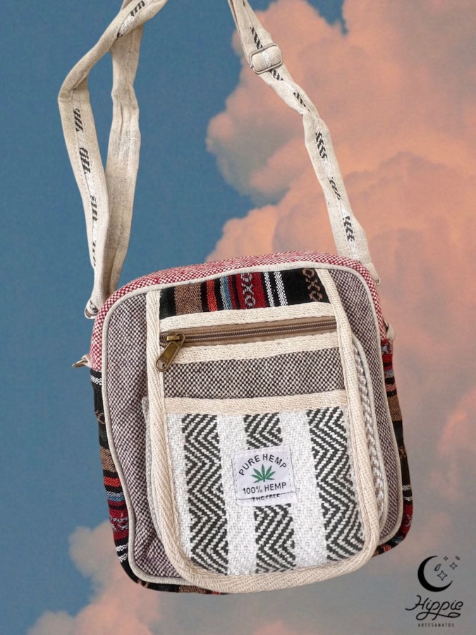 Shoulder Bag Hemp Cânhamo - Pimenta — imagem 1