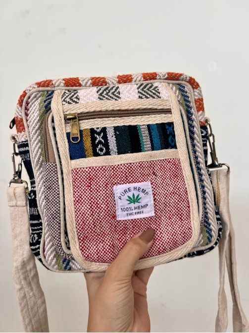 Shoulder Bag Hemp Cânhamo - Prosperidade