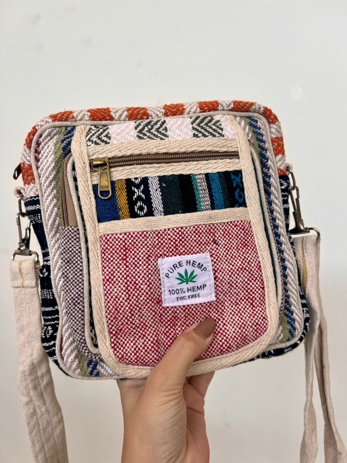 Shoulder Bag Hemp Cânhamo - Prosperidade — imagem 1