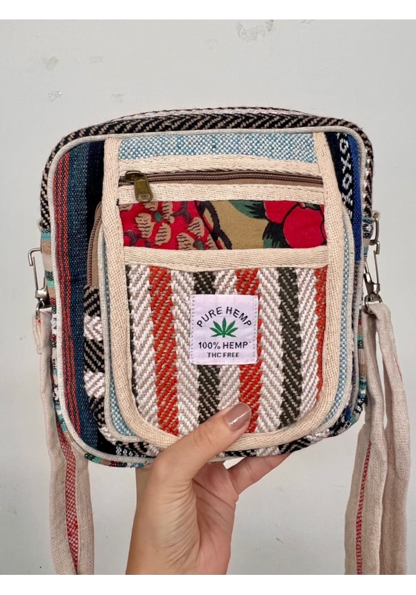 Shoulder Bag Hemp Cânhamo - Transcender