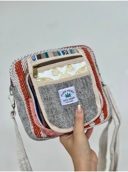 Shoulder Bag Hemp Cânhamo - Transparência