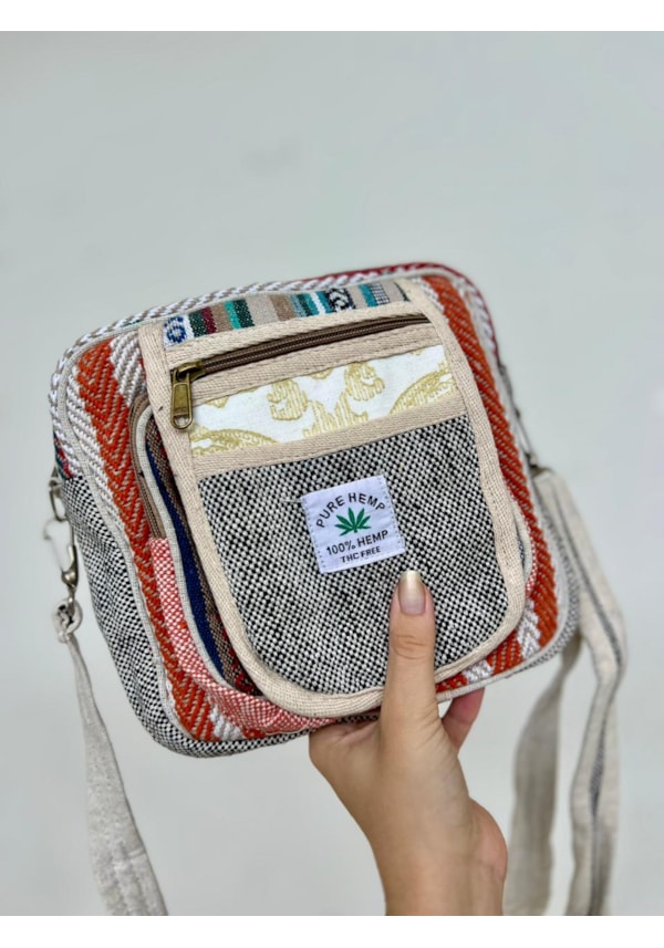 Shoulder Bag Hemp Cânhamo - Transparência