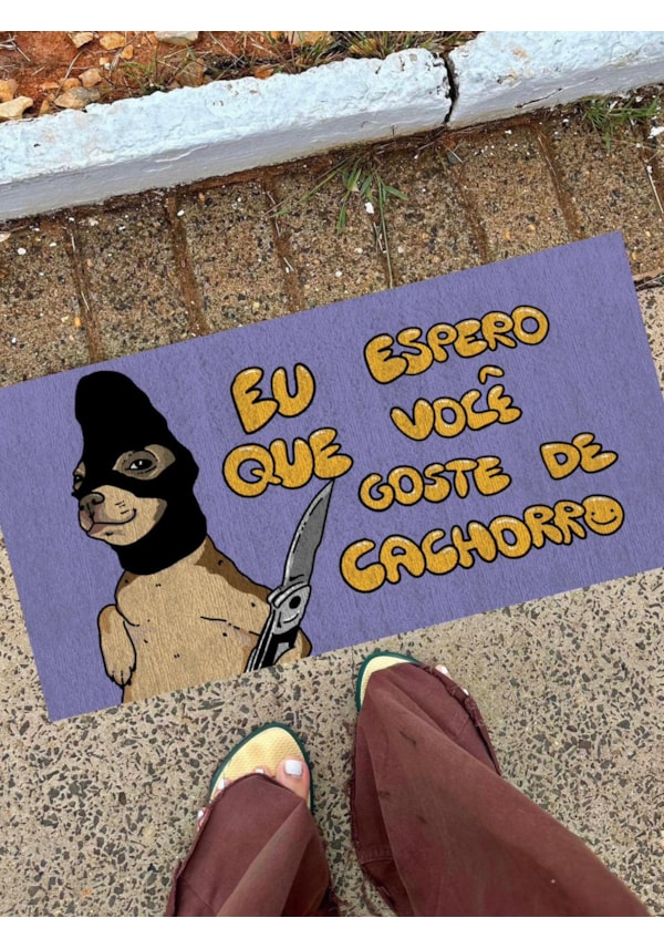 Tapete Ameaça do Cachorro