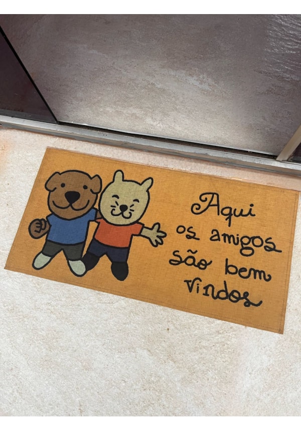 Tapete Amigos Bem Vindo