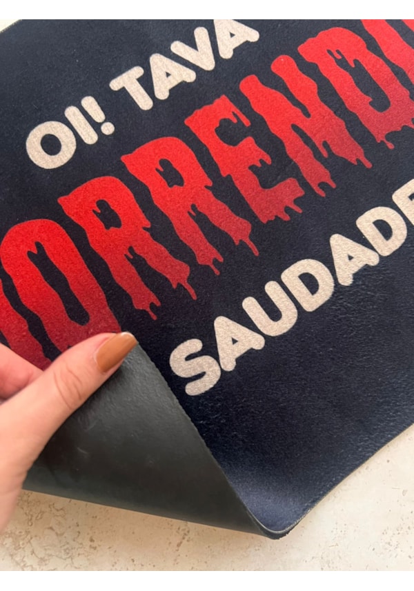 Tapete Caveira com Saudade
