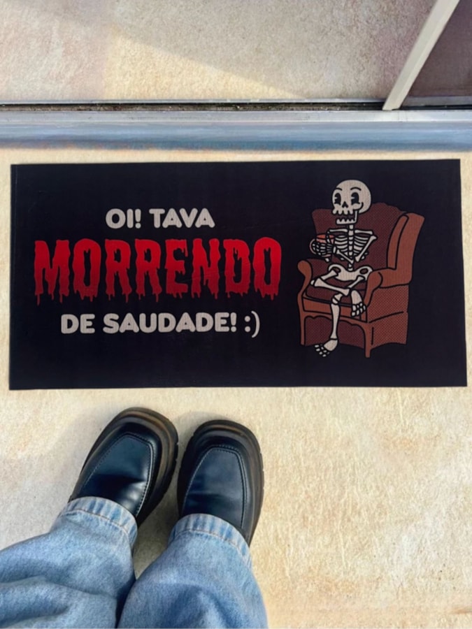 Tapete Caveira com Saudade — imagem 1
