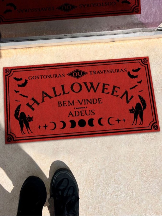 Tapete Halloween Bem-Vinde — imagem 1