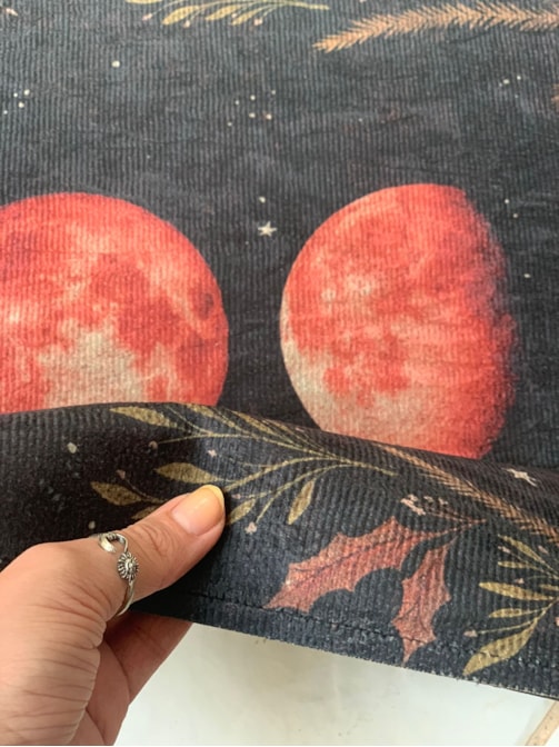 Tapete Jardim Noturno Fases da Lua