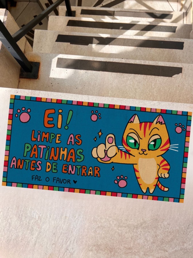 Tapete Limpe as Patinhas — imagem 1