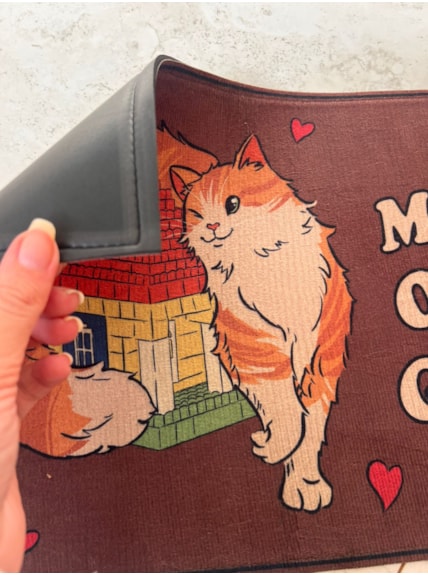 Tapete Meu Lar é onde meu Gato Está