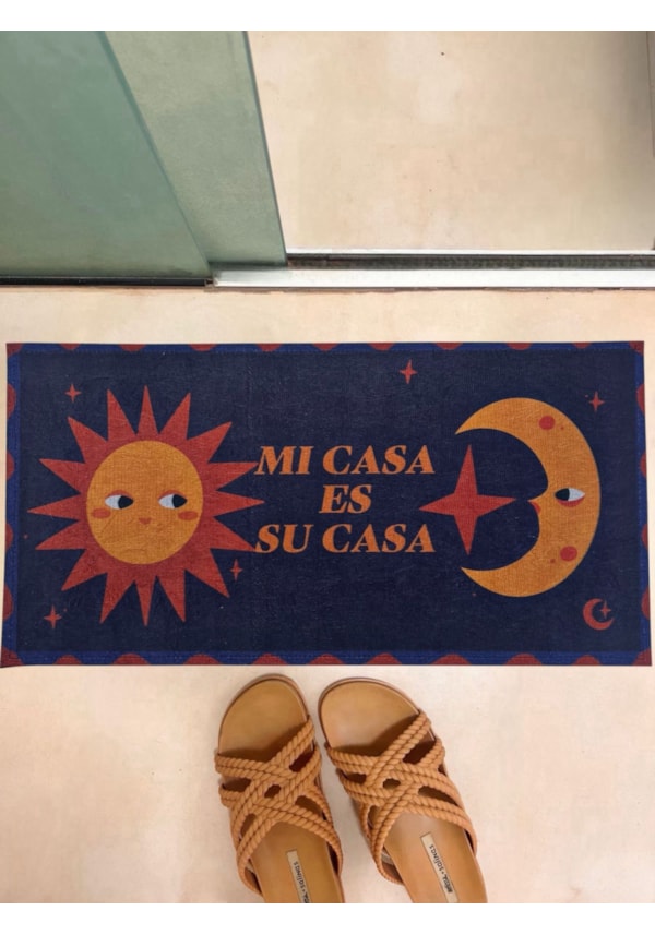 Tapete Mi casa es Sol e Lua