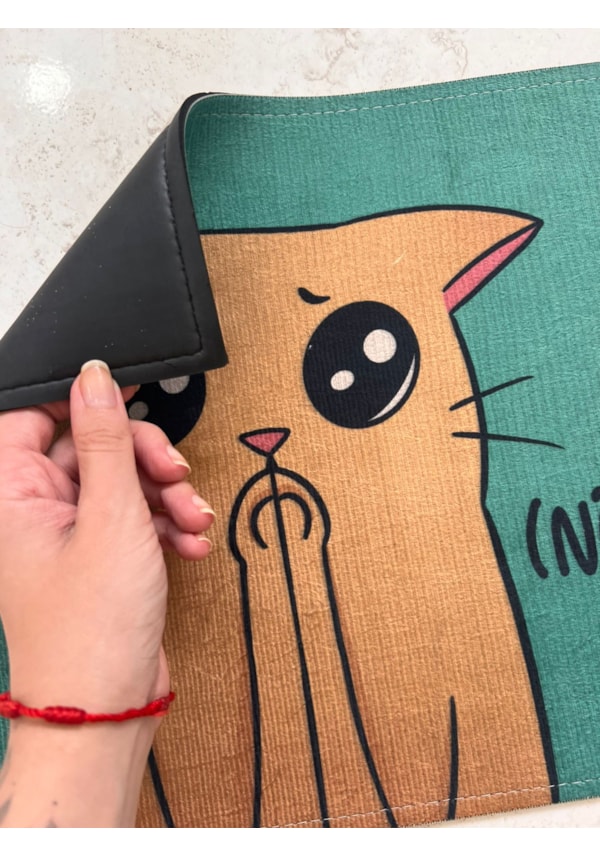 Tapete Não deixe o Gato Sair