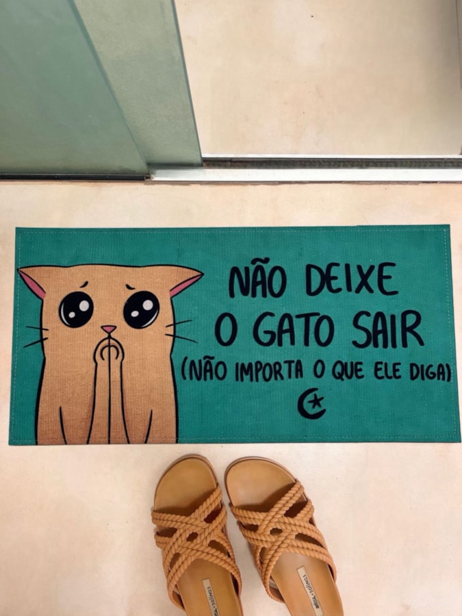 Tapete Não deixe o Gato Sair — imagem 1