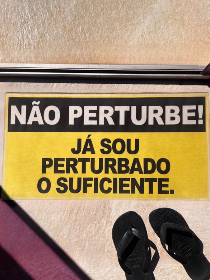 Tapete Não Perturbe — imagem 1