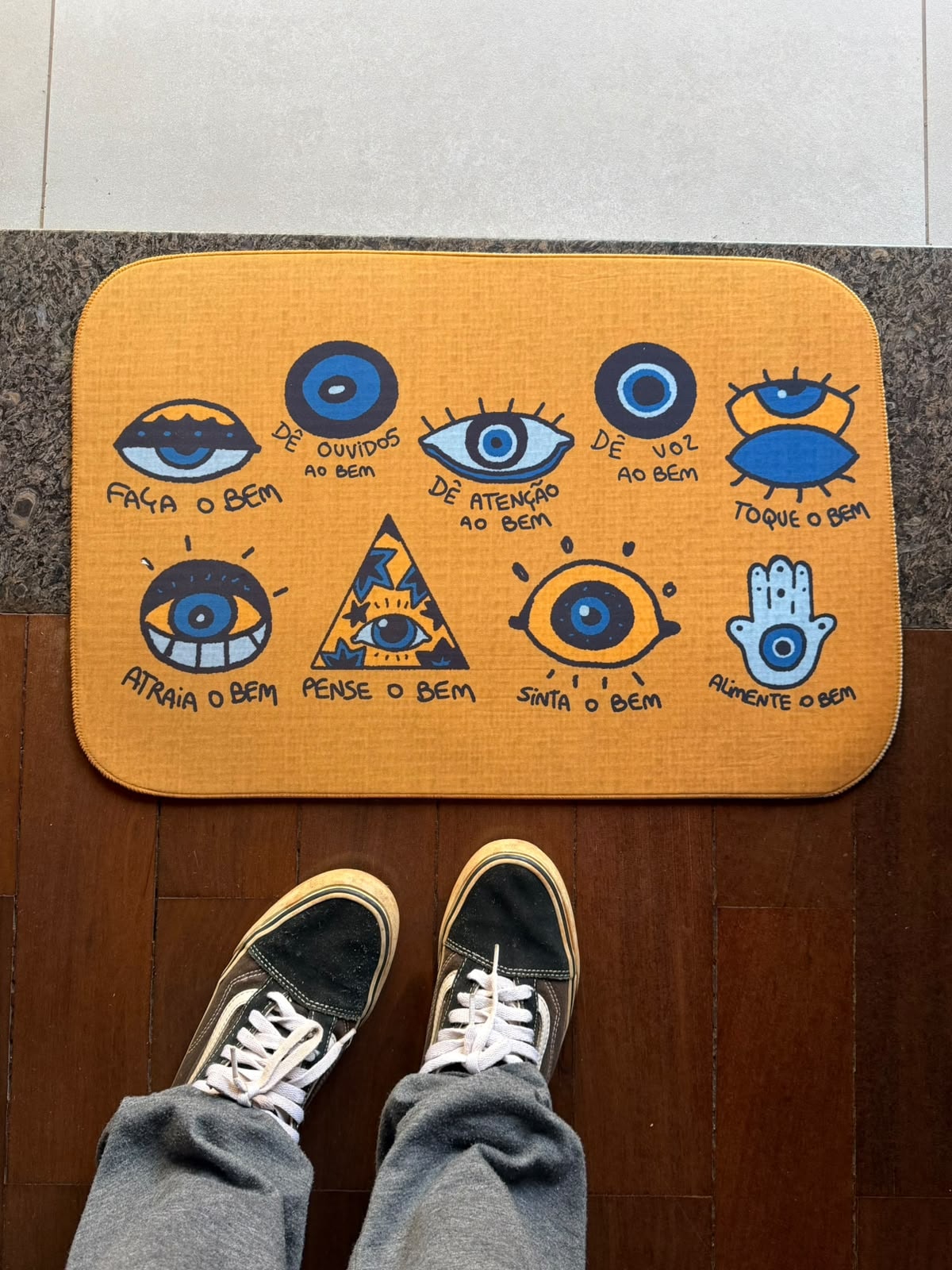 Tapete O Bem é Amuleto de Proteção — imagem 1