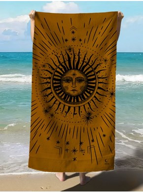 Toalha de Praia - Solar Caramelo