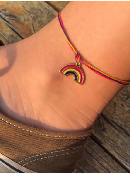 Tornozeleira Arco iris - Linha