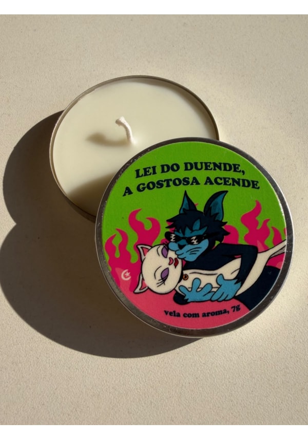 Vela 7g - Lei do Duende - Morango