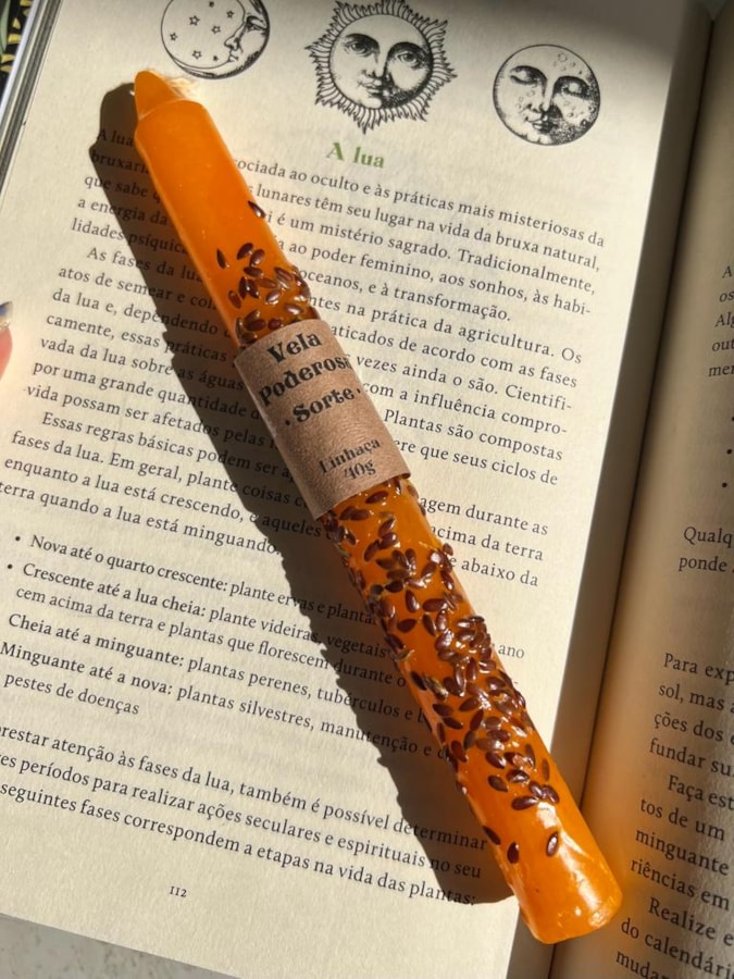 Vela da Sorte - Linhaça 40g — imagem 1