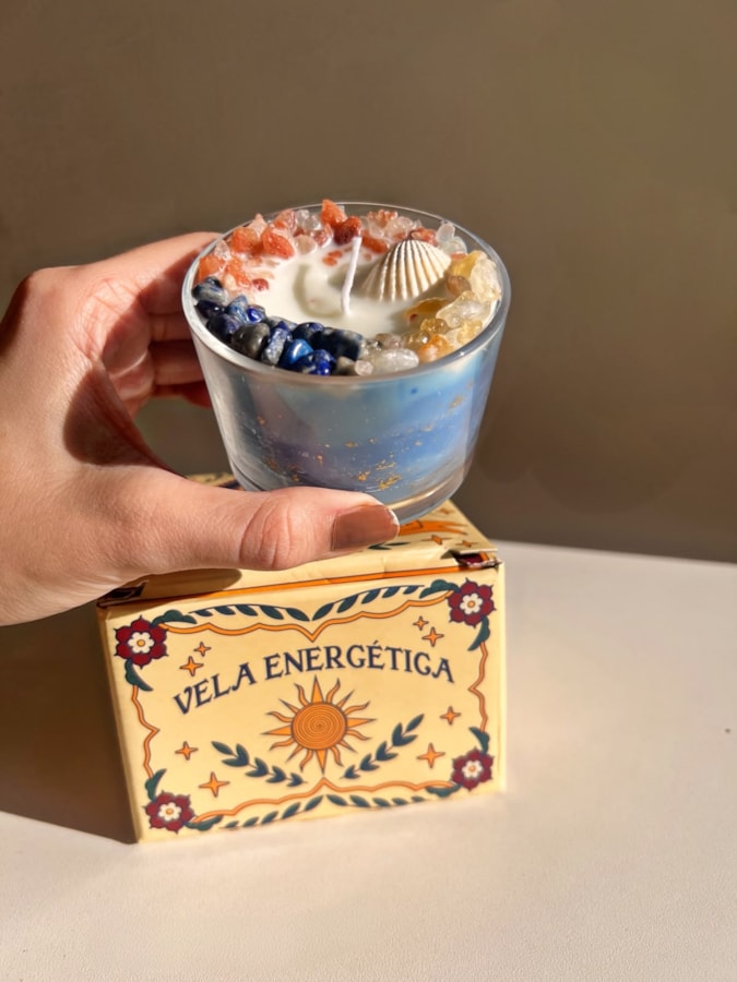 Vela Encanto da Sereia - Marmorizada — imagem 2