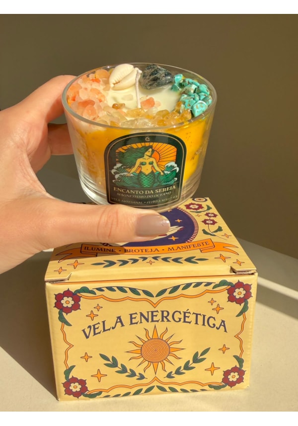 Vela Energética Encanto da Sereia