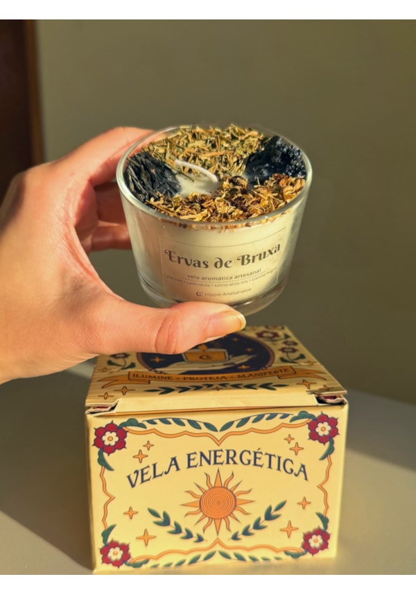 Vela Energética Ervas de Bruxa